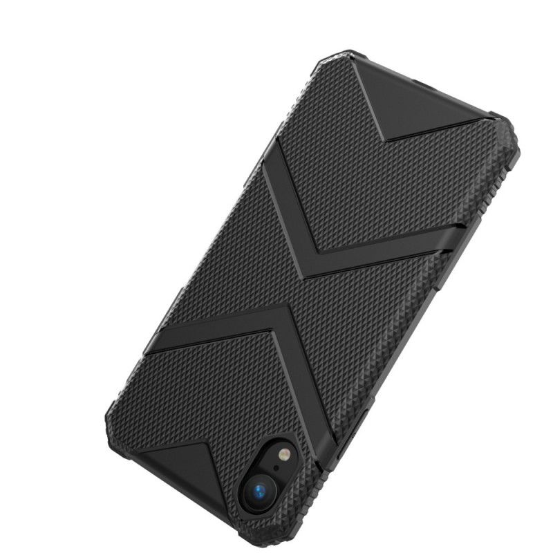 Cover iPhone XR Sort Skjold