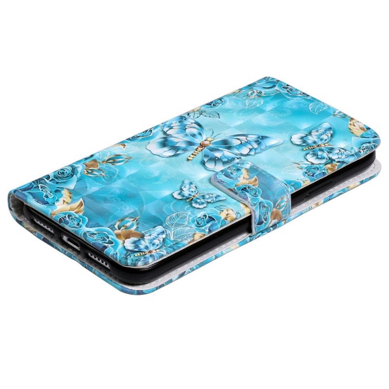 Flip Cover iPhone XR Mobilcover Dyrebare Sommerfugle