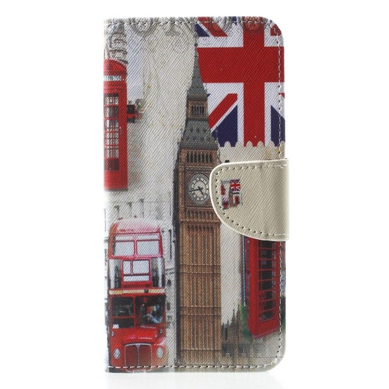 Flip Cover Læder for iPhone XR London Liv