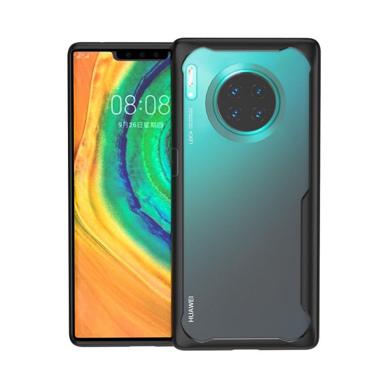 Cover for Huawei Mate 30 Pro Sort Skråkant Hybrid