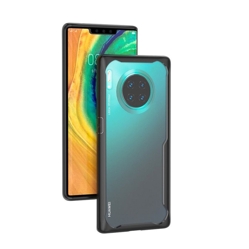 Cover for Huawei Mate 30 Pro Sort Skråkant Hybrid