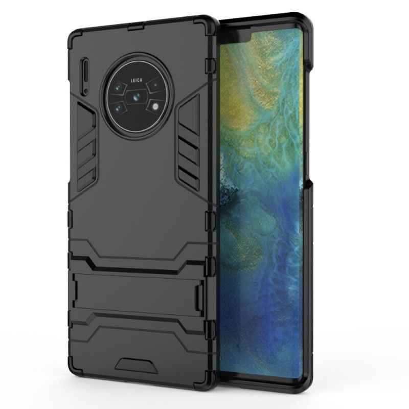 Cover for Huawei Mate 30 Pro Sort Stærk Tunge