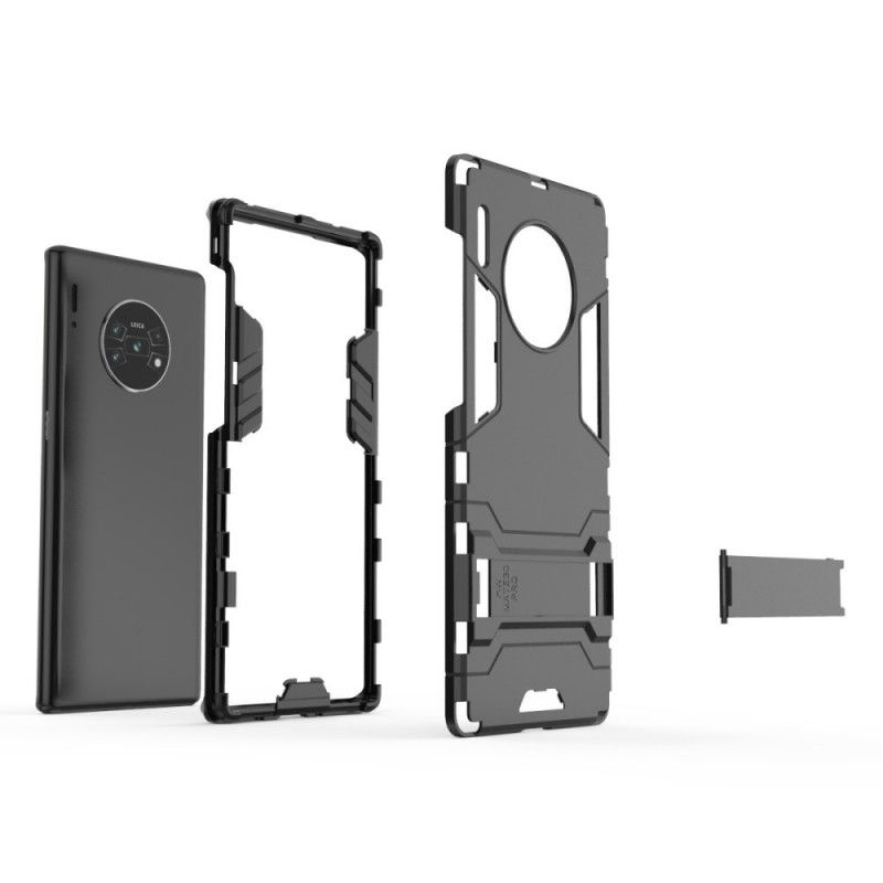 Cover for Huawei Mate 30 Pro Sort Stærk Tunge