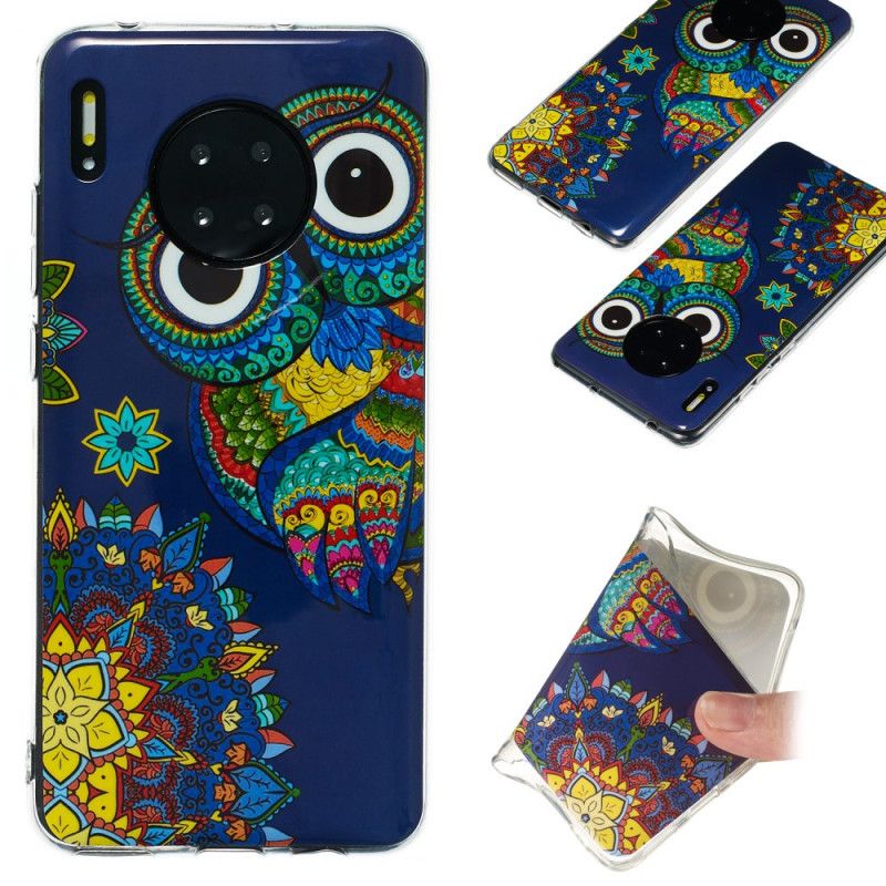 Cover Huawei Mate 30 Pro Fluorescerende Mandalaugle