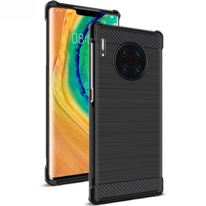 Cover Huawei Mate 30 Pro Mobilcover Imak Vega-Serie Børstet Kulfiber