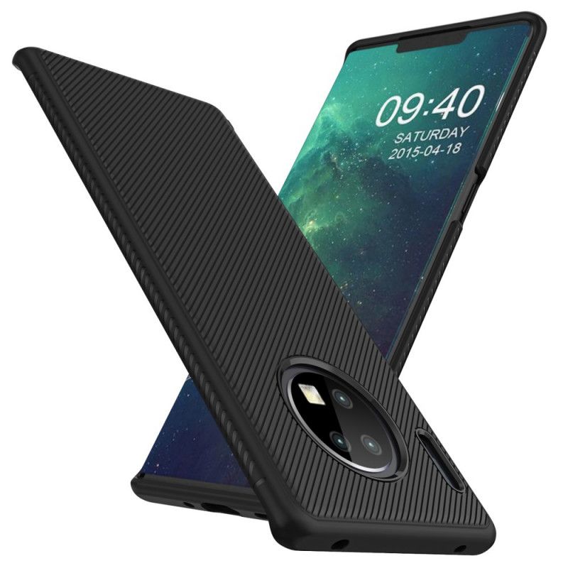 Cover Huawei Mate 30 Pro Sort Jazz-Serie Twill