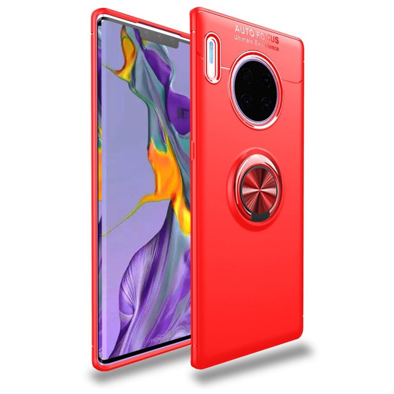 Cover Huawei Mate 30 Pro Sort Lenu Roterende Ring