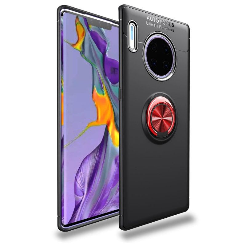 Cover Huawei Mate 30 Pro Sort Lenu Roterende Ring