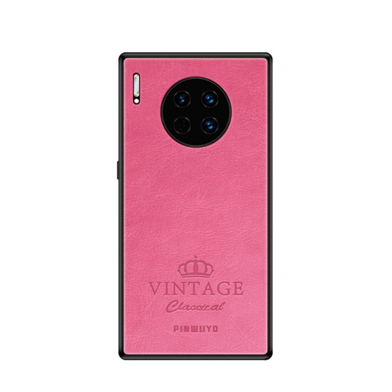 Cover Huawei Mate 30 Pro Sort Mobilcover Hæderlig Vintage Pinwuyo