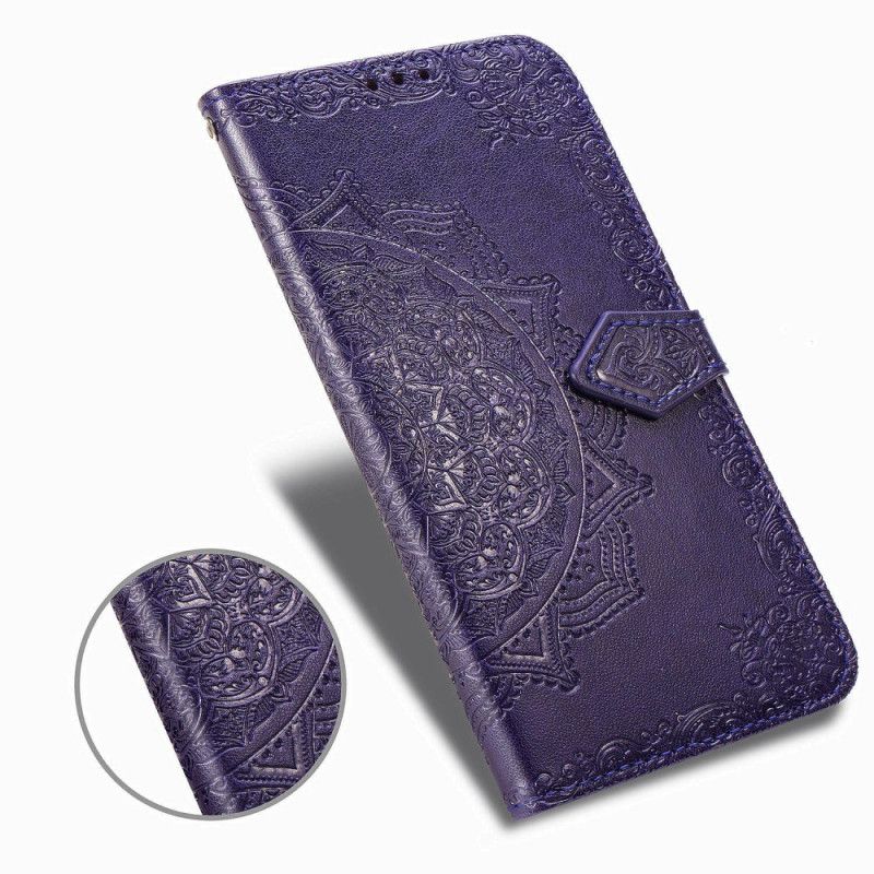 Flip Cover Huawei Mate 30 Pro Sort Middelaldermandala