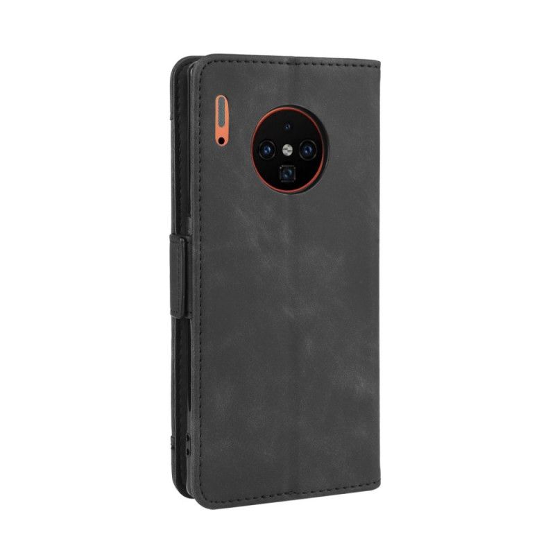 Flip Cover Læder for Huawei Mate 30 Pro Sort Førsteklasses Multikort