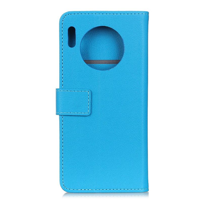 Flip Cover Læder Huawei Mate 30 Pro Sort Retro Kunstlæder