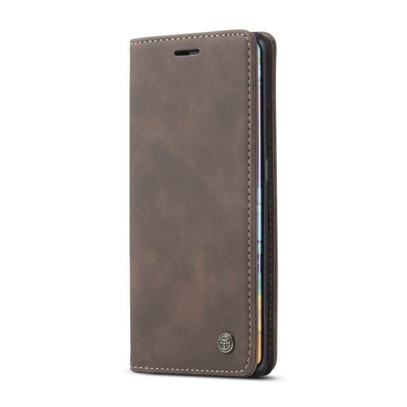 Læder Cover Huawei Mate 30 Pro Sort Imiteret Læderetui