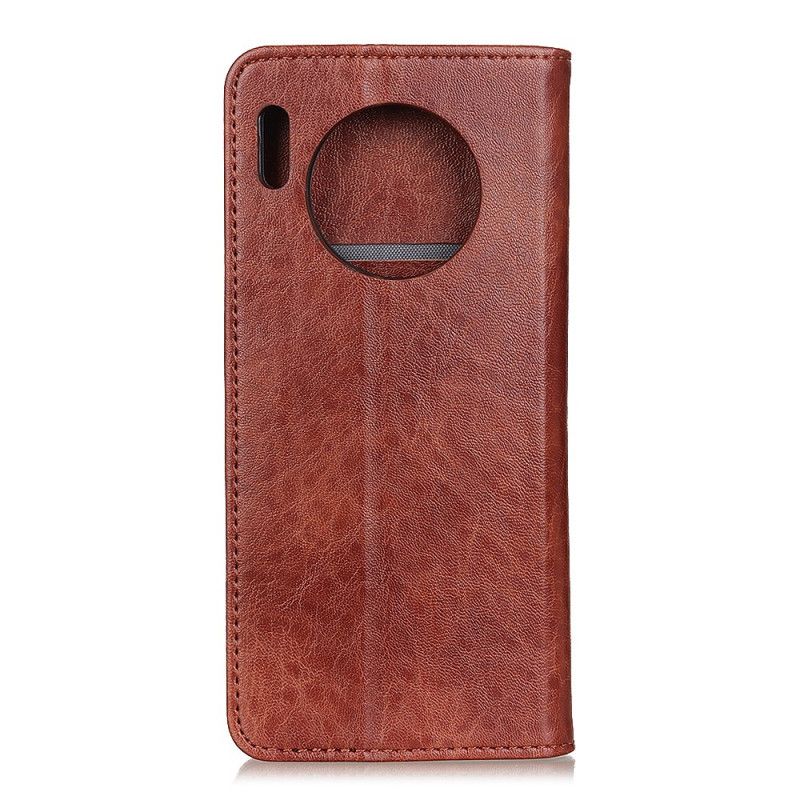 Læder Cover Huawei Mate 30 Pro Sort Premium Kunstlædersting