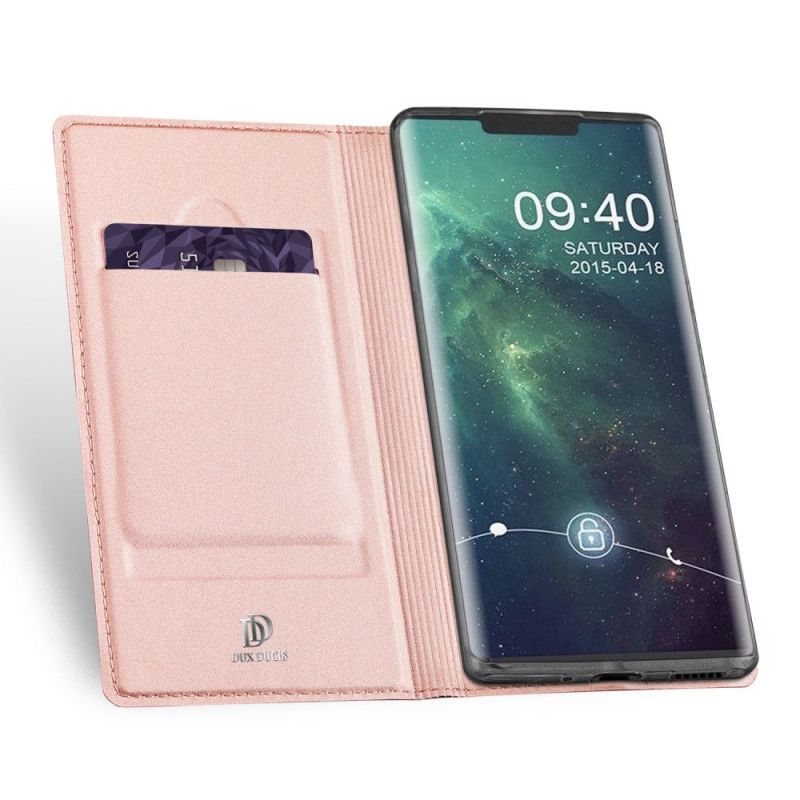 Læder Cover Huawei Mate 30 Pro Sort Skin Pro Serie Dux Ducis