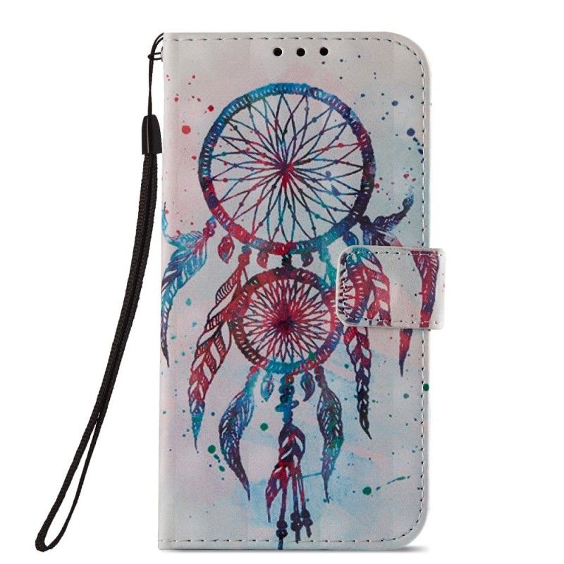 Flip Cover Honor 9 Lite Min 3D Dreamcatcher