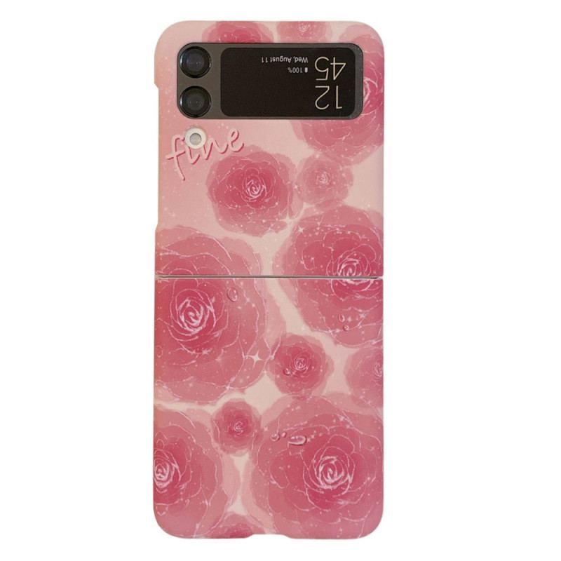 Cover Samsung Galaxy Z Flip 4 Flip Cover Blomster Art