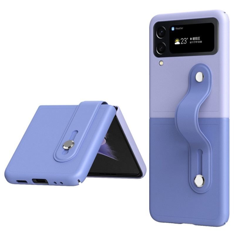 Cover Samsung Galaxy Z Flip 4 Flip Cover Tofarvet Rem