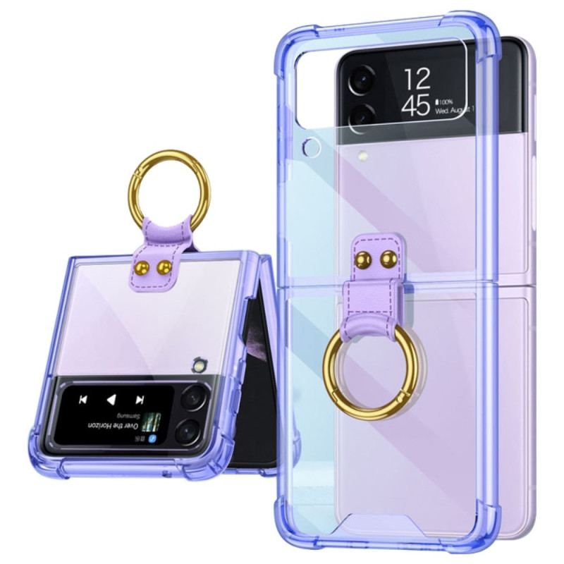 Cover Samsung Galaxy Z Flip 4 Flip Cover Tonet Med Gkk Ring