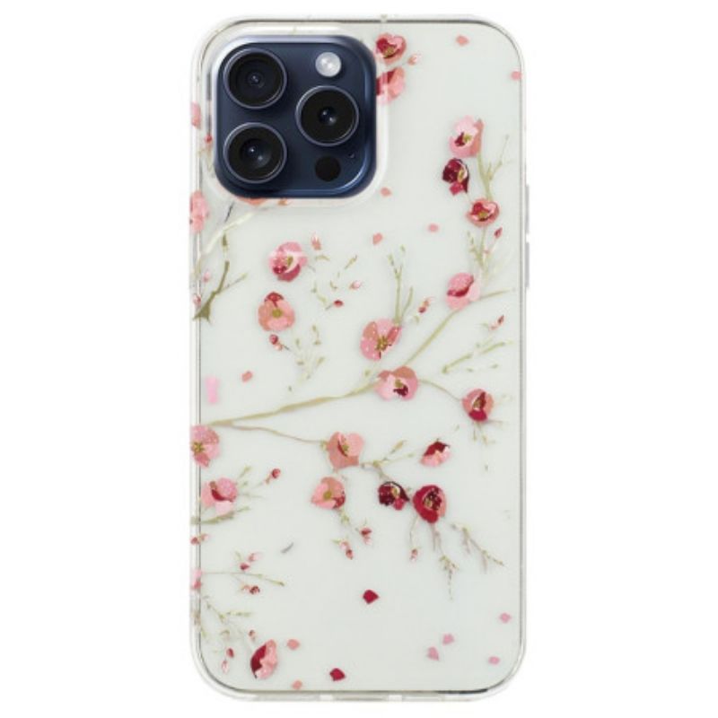 Cover iPhone 16 Pro Max Blomster