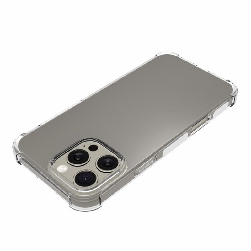 Cover iPhone 16 Pro Max Telefon Etui Forstærket Transparent