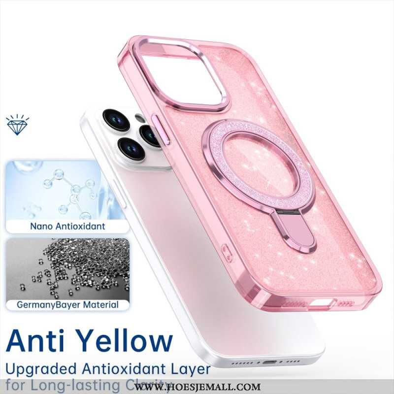 Cover iPhone 16 Pro Max Telefon Etui Hybrid Aglitter