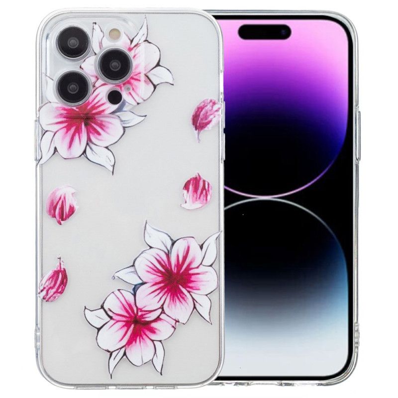 Cover iPhone 16 Pro Max Telefon Etui Kirsebærblomster