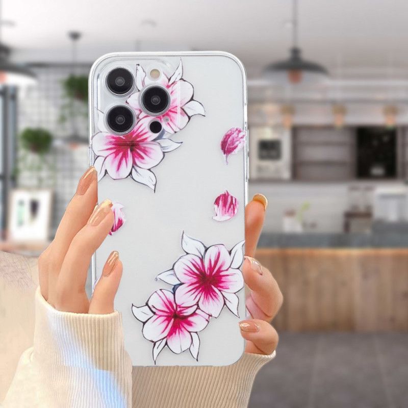 Cover iPhone 16 Pro Max Telefon Etui Kirsebærblomster