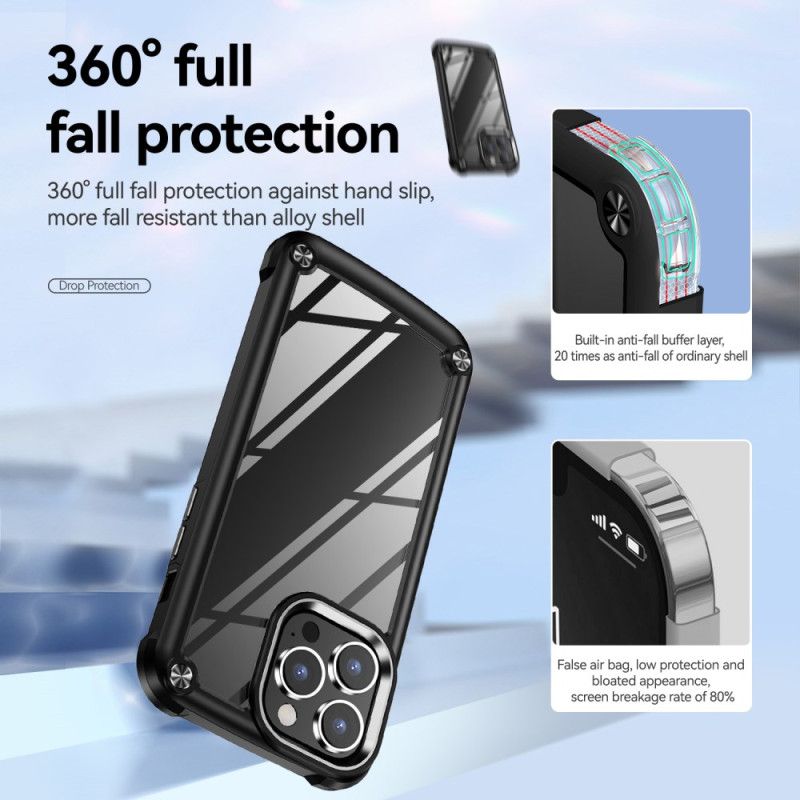 Cover iPhone 16 Pro Max Telefon Etui Premium Hybrid