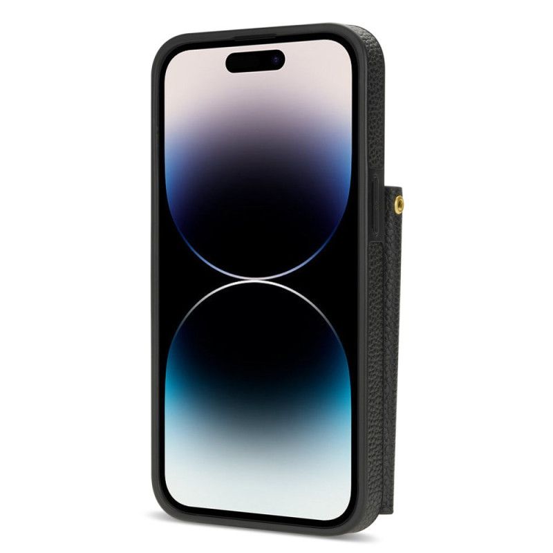 Cover Til iPhone 16 Pro Max Kortholder Og Skulderrem