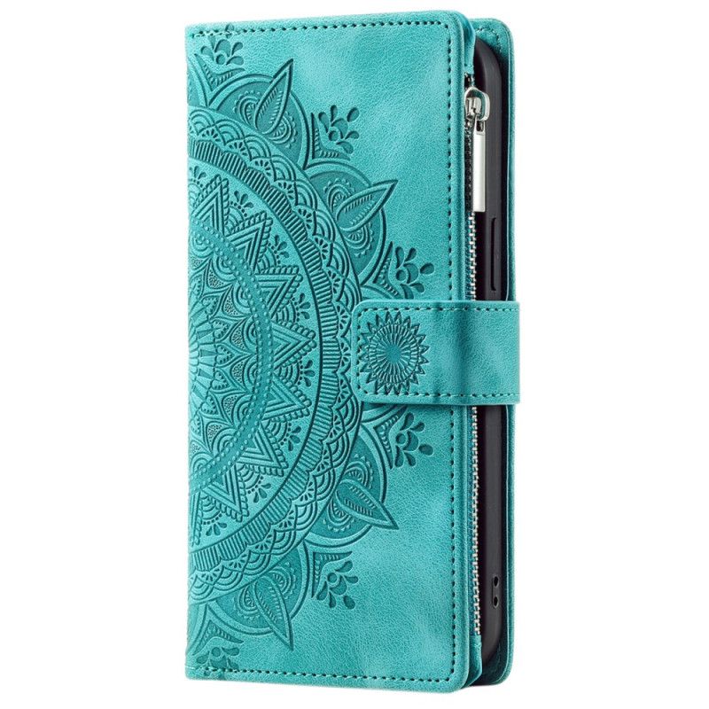 Flip Cover iPhone 16 Pro Max Pung Med Mandala Ruskindseffekt