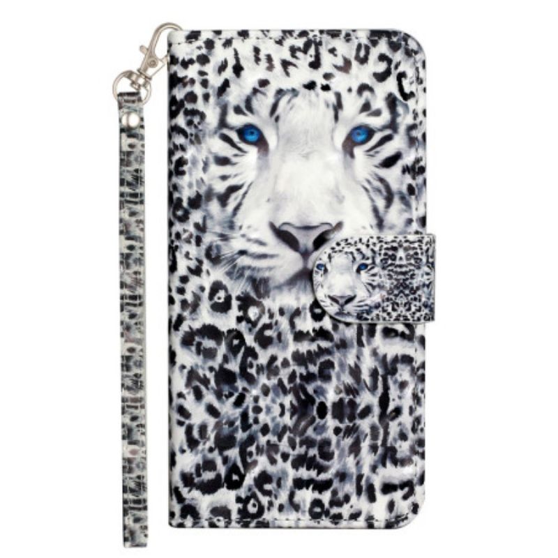 Flip Cover Til iPhone 16 Pro Max Leopardrem