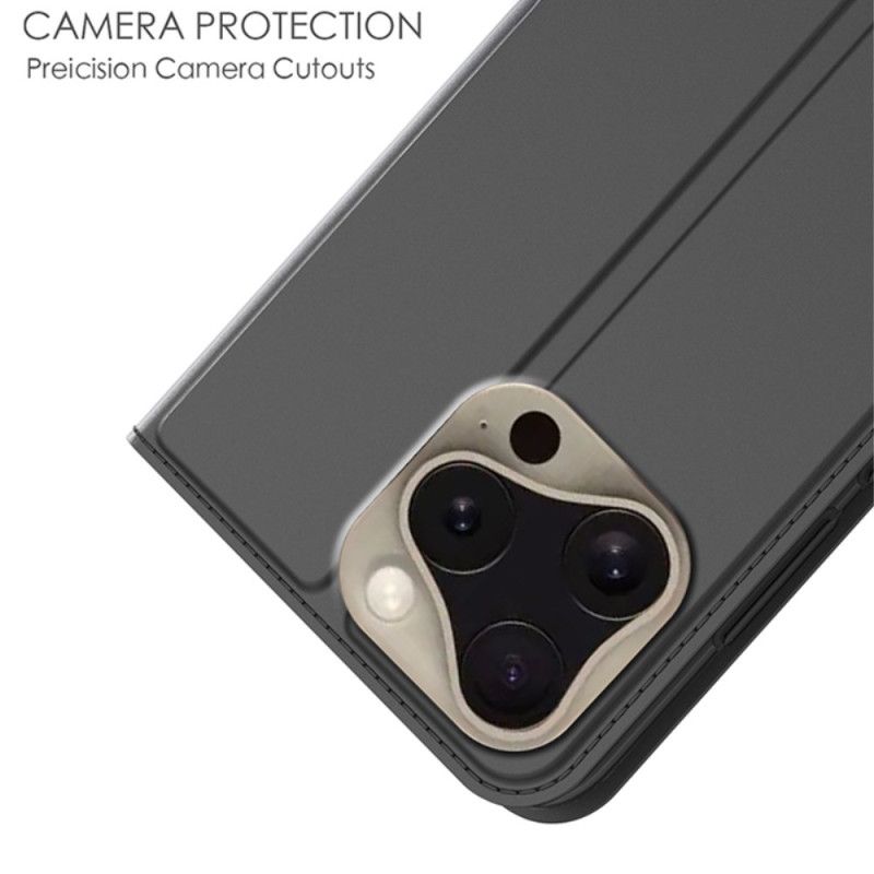 Læder Cover iPhone 16 Pro Max Magnetlås