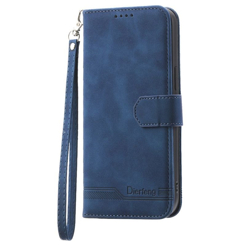 Læder Cover iPhone 16 Pro Max Telefon Etui Dierfeng