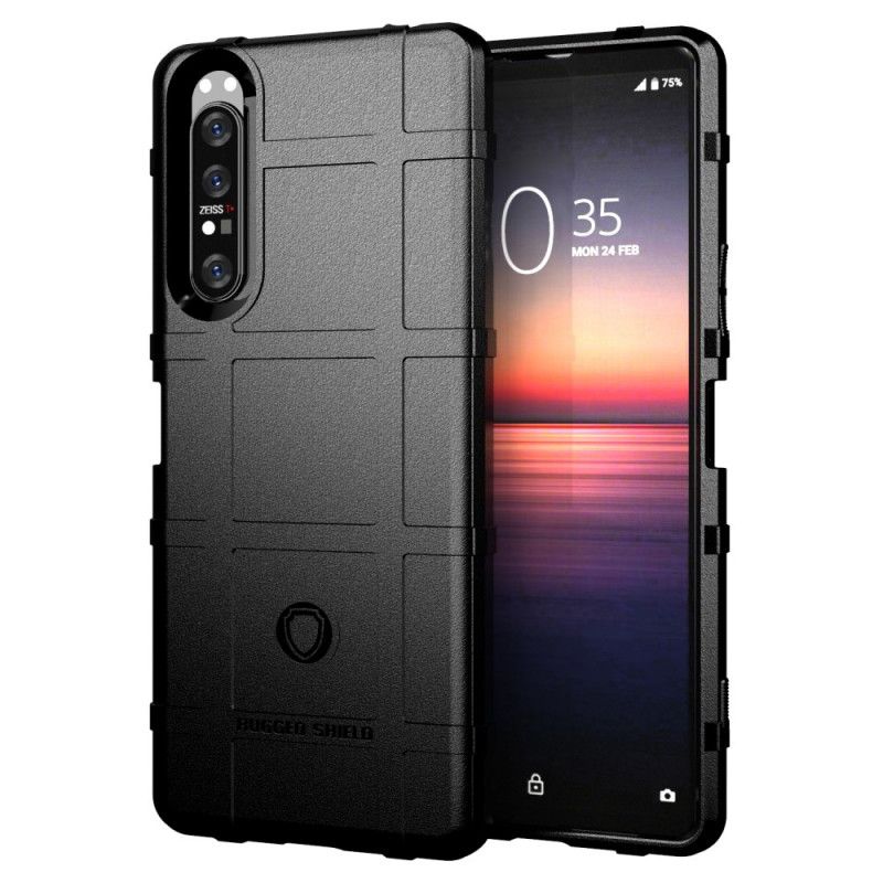 Cover for Sony Xperia 1 II Sort Robust Skjold