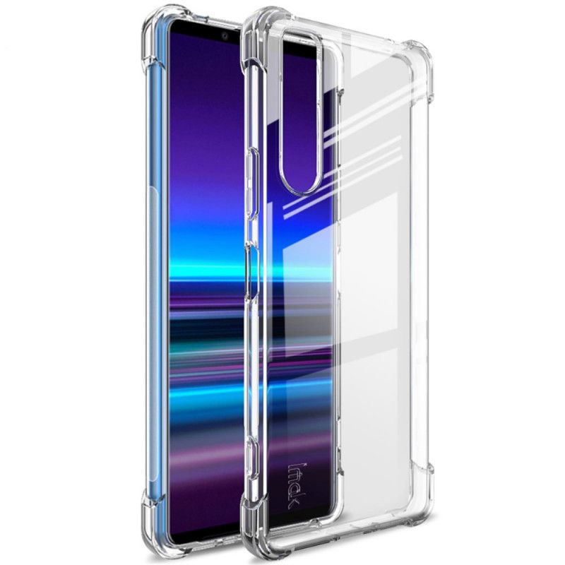 Cover Sony Xperia 1 II Sort Imak Silkeagtig Original