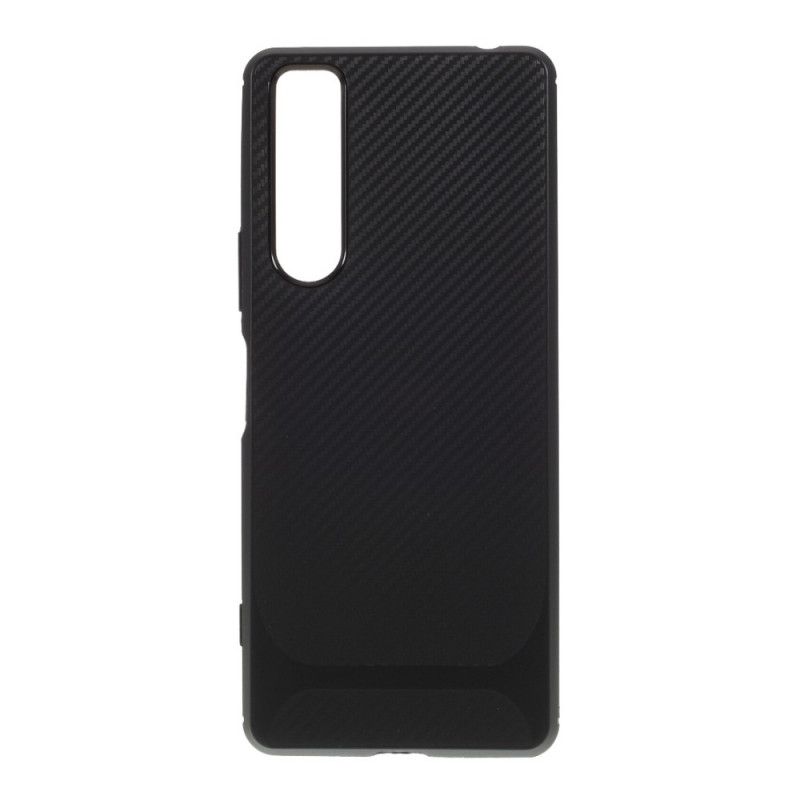 Cover Sony Xperia 1 II Sort Moderne Fleksibel Kulfiber Original