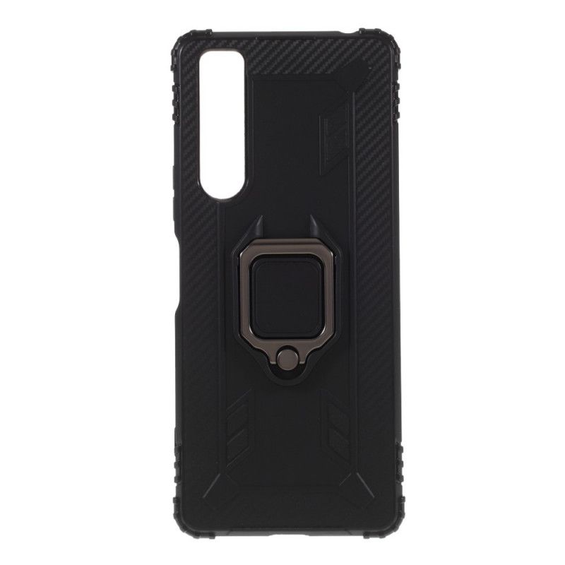 Cover Sony Xperia 1 II Sort Ring Og Kulfiber