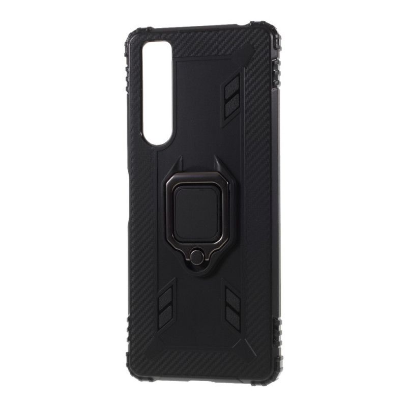 Cover Sony Xperia 1 II Sort Ring Og Kulfiber