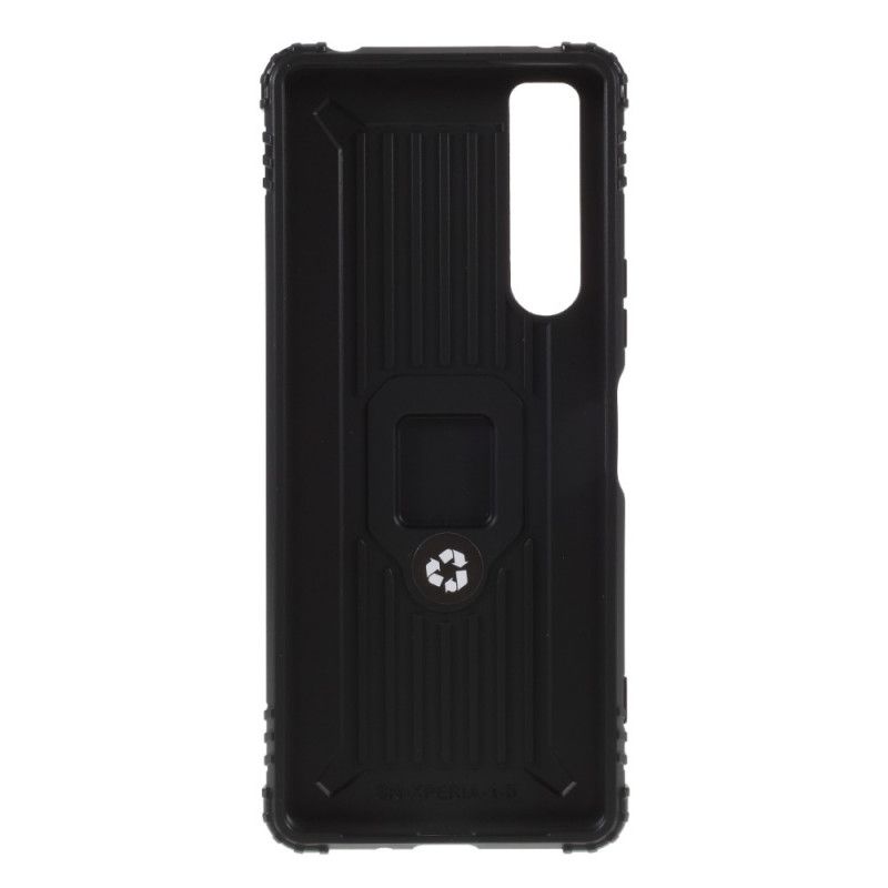 Cover Sony Xperia 1 II Sort Ring Og Kulfiber