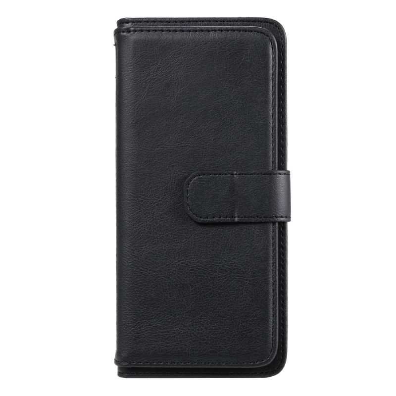 Flip Cover Læder Sony Xperia 1 II Sort Multifunktionelle 10 Kortholdere