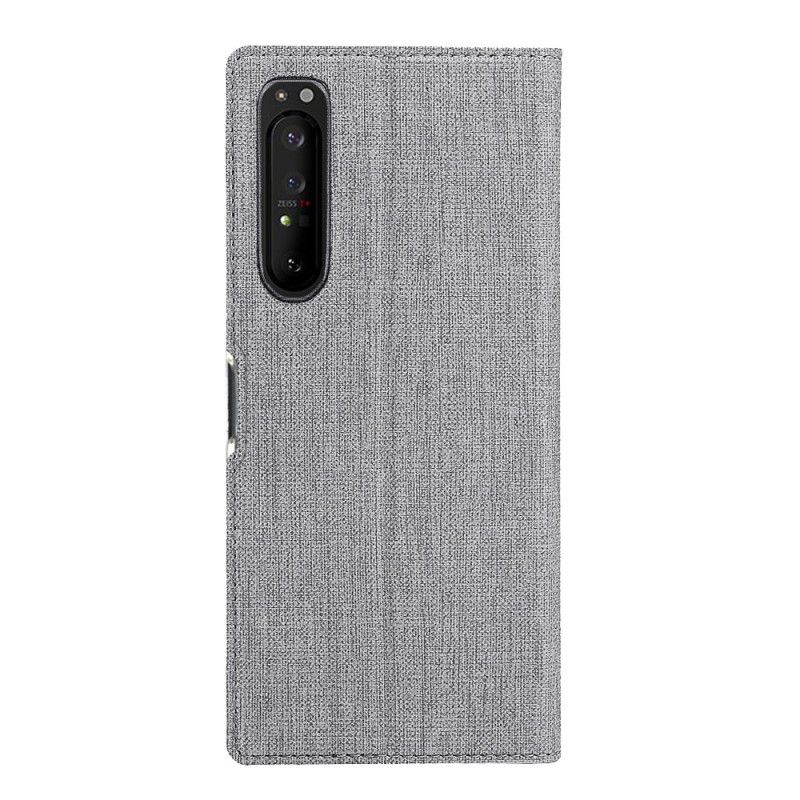 Læder Cover for Sony Xperia 1 II Magenta Struktureret Vili Dmx