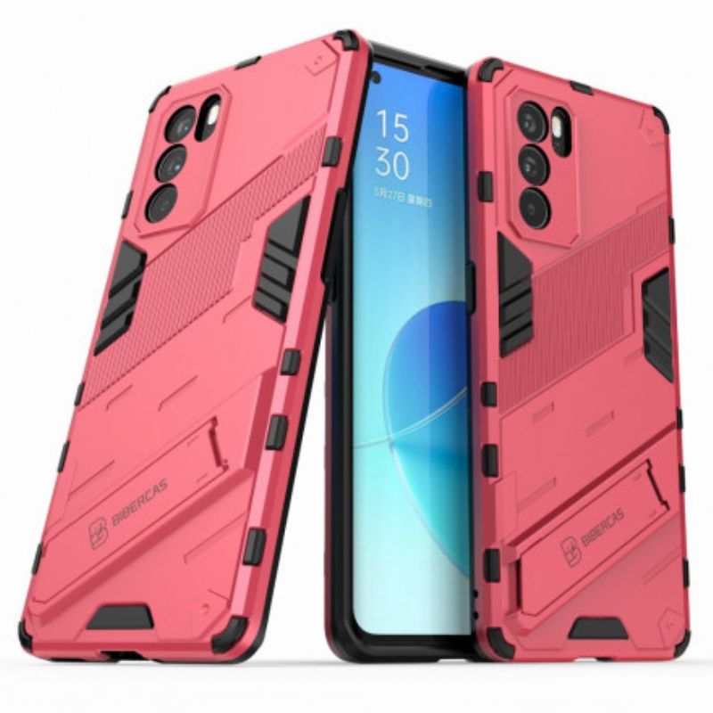 Cover Oppo Reno 6 Pro 5g Aftagelig Støtte To Håndfri Positioner