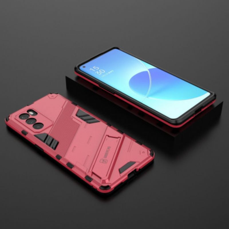 Cover Oppo Reno 6 Pro 5g Aftagelig Støtte To Håndfri Positioner