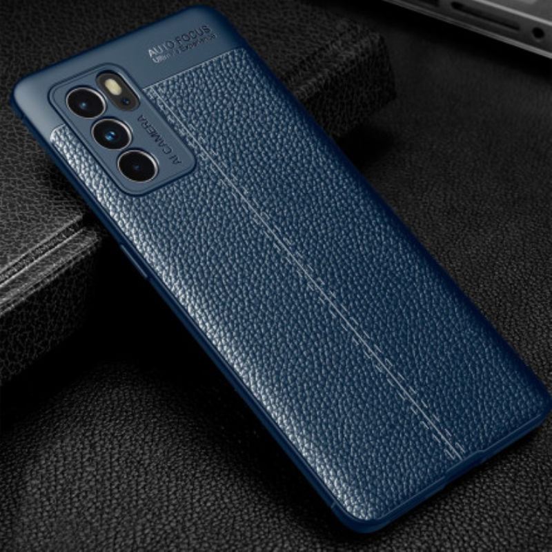 Cover Oppo Reno 6 Pro 5g Litchi-lædereffekt