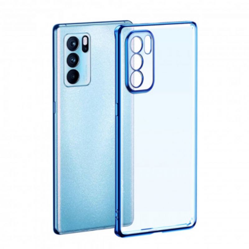 Cover Oppo Reno 6 Pro 5g Transparent Edges Style Metal Sulada