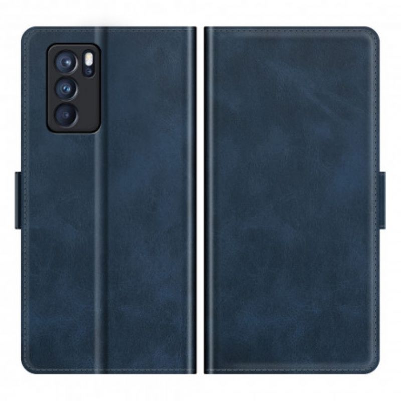 Flip Cover Oppo Reno 6 Pro 5g Dobbeltlukning