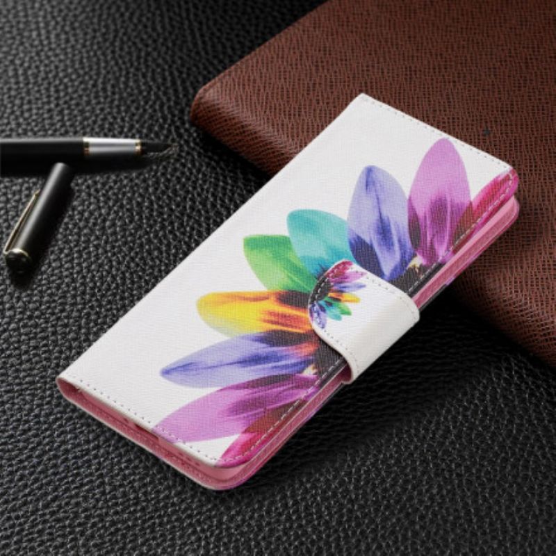 Flip Cover Til Oppo Reno 6 Pro 5g Blomsterakvarel