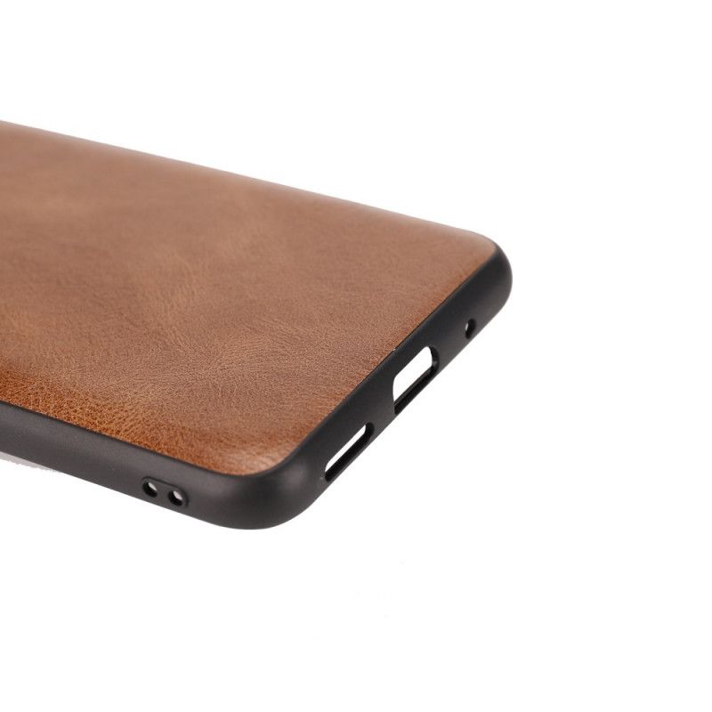 Cover Xiaomi Redmi Note 10 5G Sort Lædereffekt