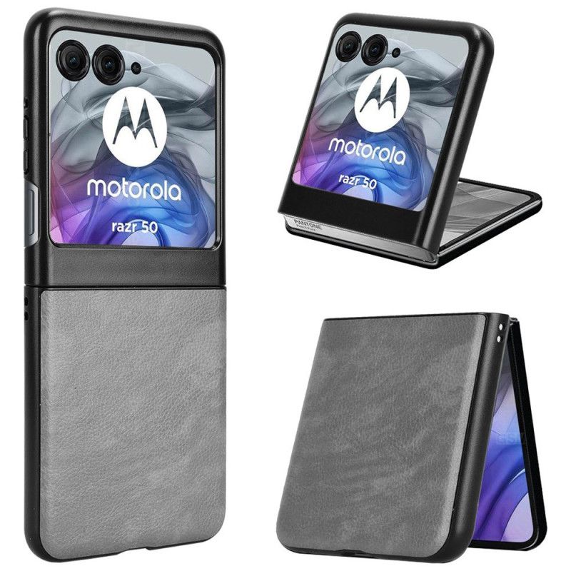 Cover Motorola Razr 50 Lædereffekt